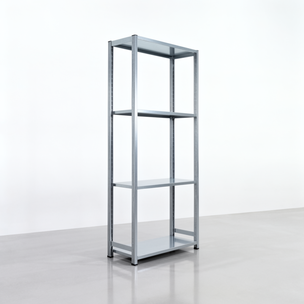 Fachbodenregal FBX 4000, H: 2.250 mm, B: 1.029 mm mm, T: 400 mm, Ebenen: 4